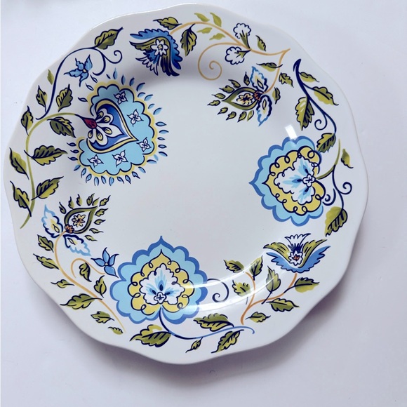 The Longaberger Company. Earth and Sky serving dish . Beautiful floral design . - Picture 10 of 14
